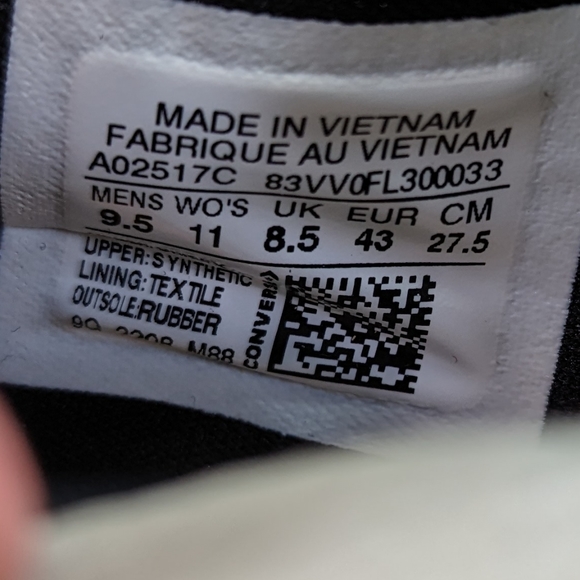 Converse All Star BB Shift Low First Game Check Basketball Shoes Size Men's 9.5 - Picture 9 of 9